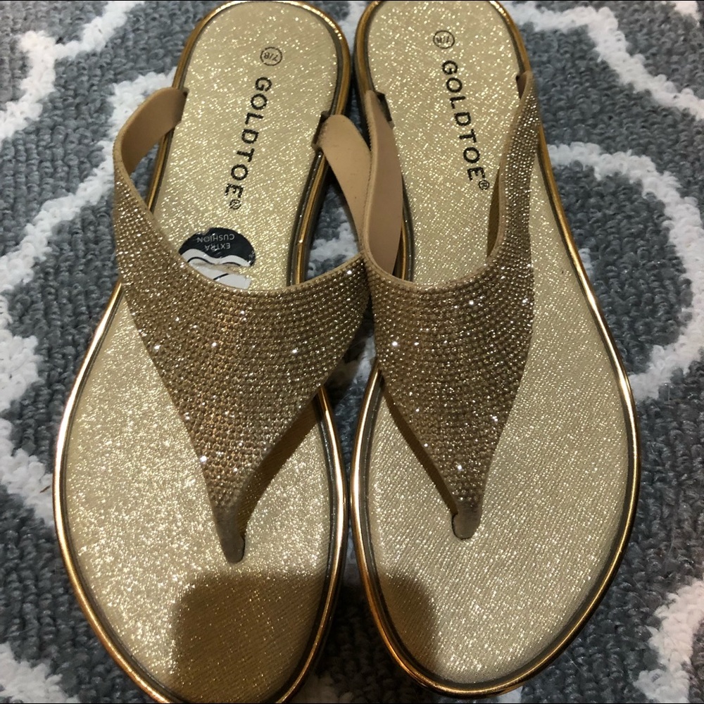 Gold Toe sandals 7/8